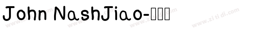 John NashJiao字体转换